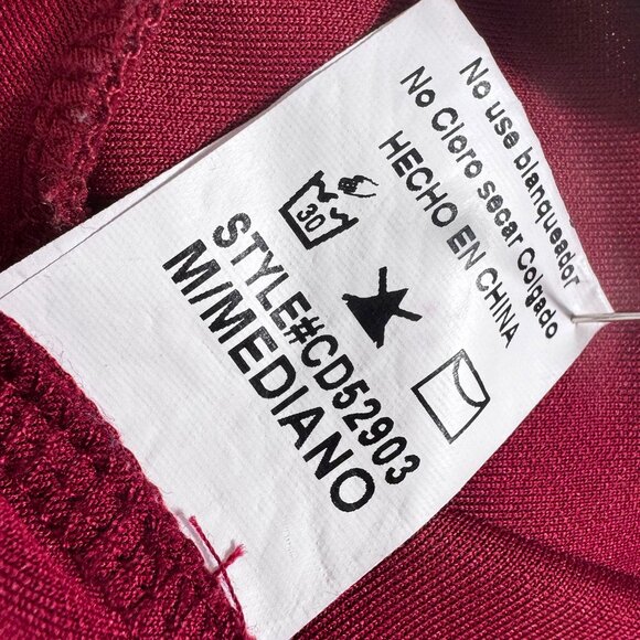 Size M Windsor Burgundy Off-Shoulder High-Low Party Cocktail Dress - Picture 9 of 9